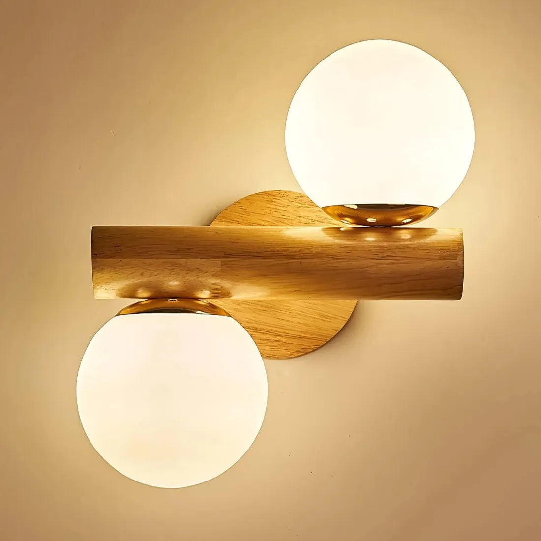 Wooden Wall Lights Bedroom LED | Modern