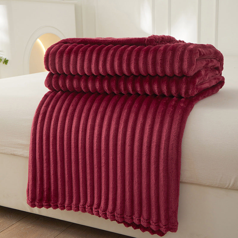 Blankets Textured Plush Throw for Sofa or Bed | Large