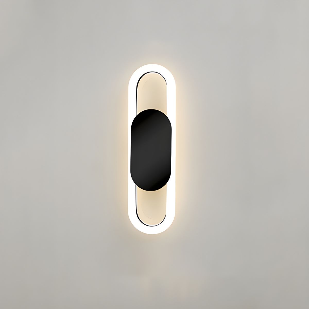 Capsule Oval LED Wall Light for Living Room | Modern