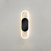 Capsule Oval LED Wall Light for Living Room | Modern