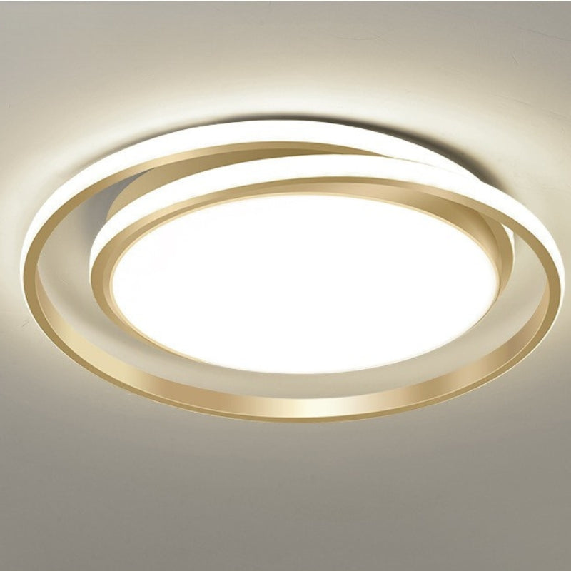 Ceiling Light LED Dual Ring for Bedroom | Flush Mount