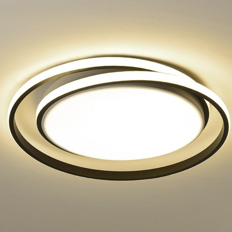 Ceiling Light LED Dual Ring for Bedroom | Flush Mount