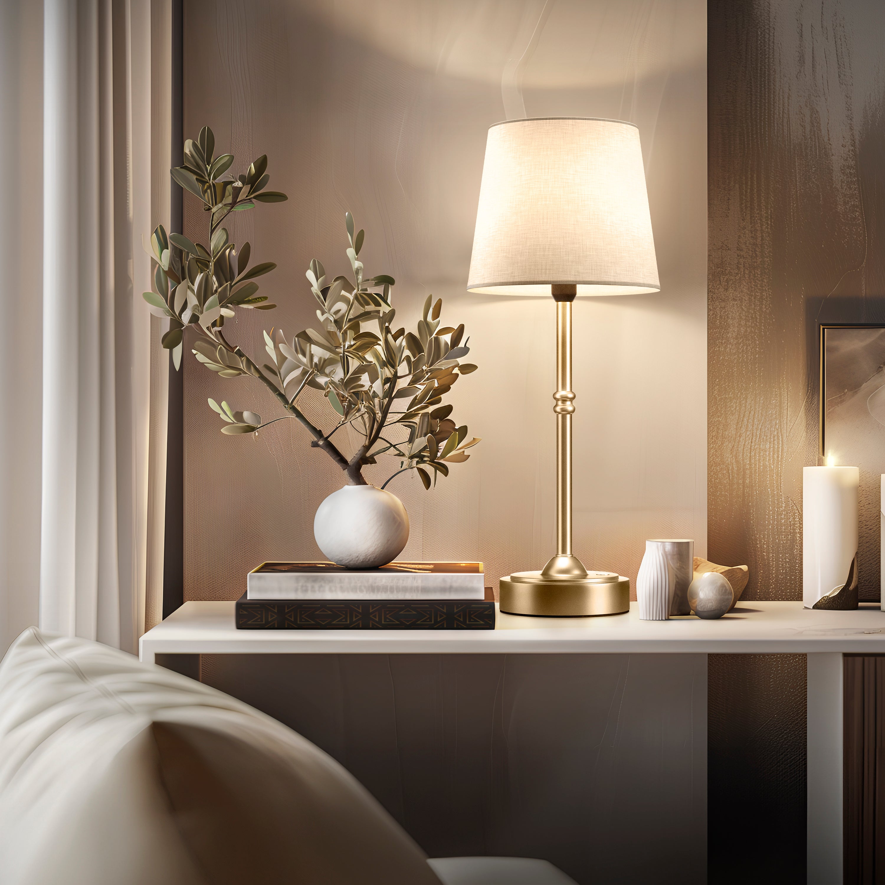 Cordless Table Lamp 3-Level Dimmable | Rechargeable