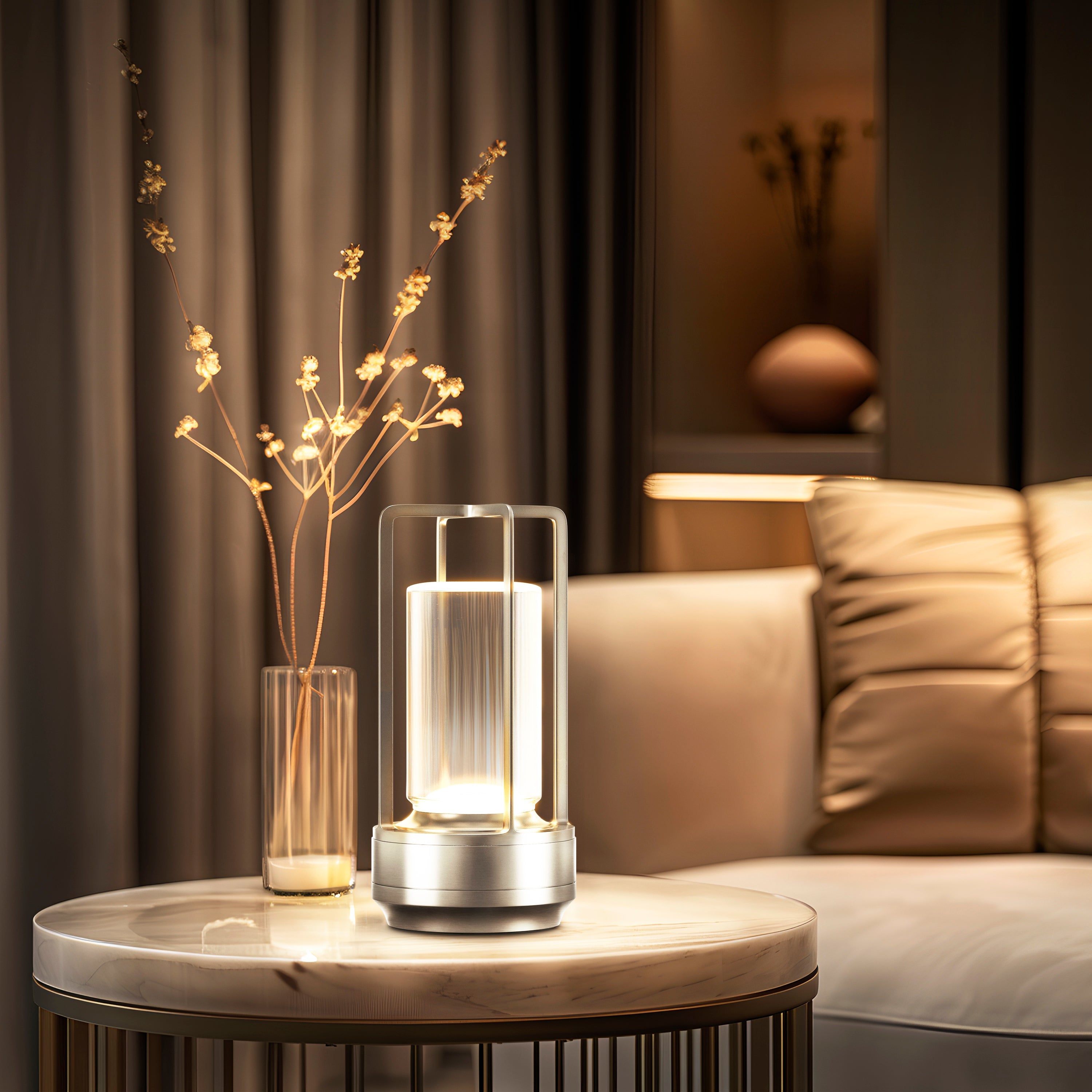 Cordless Table Lamp Touch Dimmable | Rechargeable