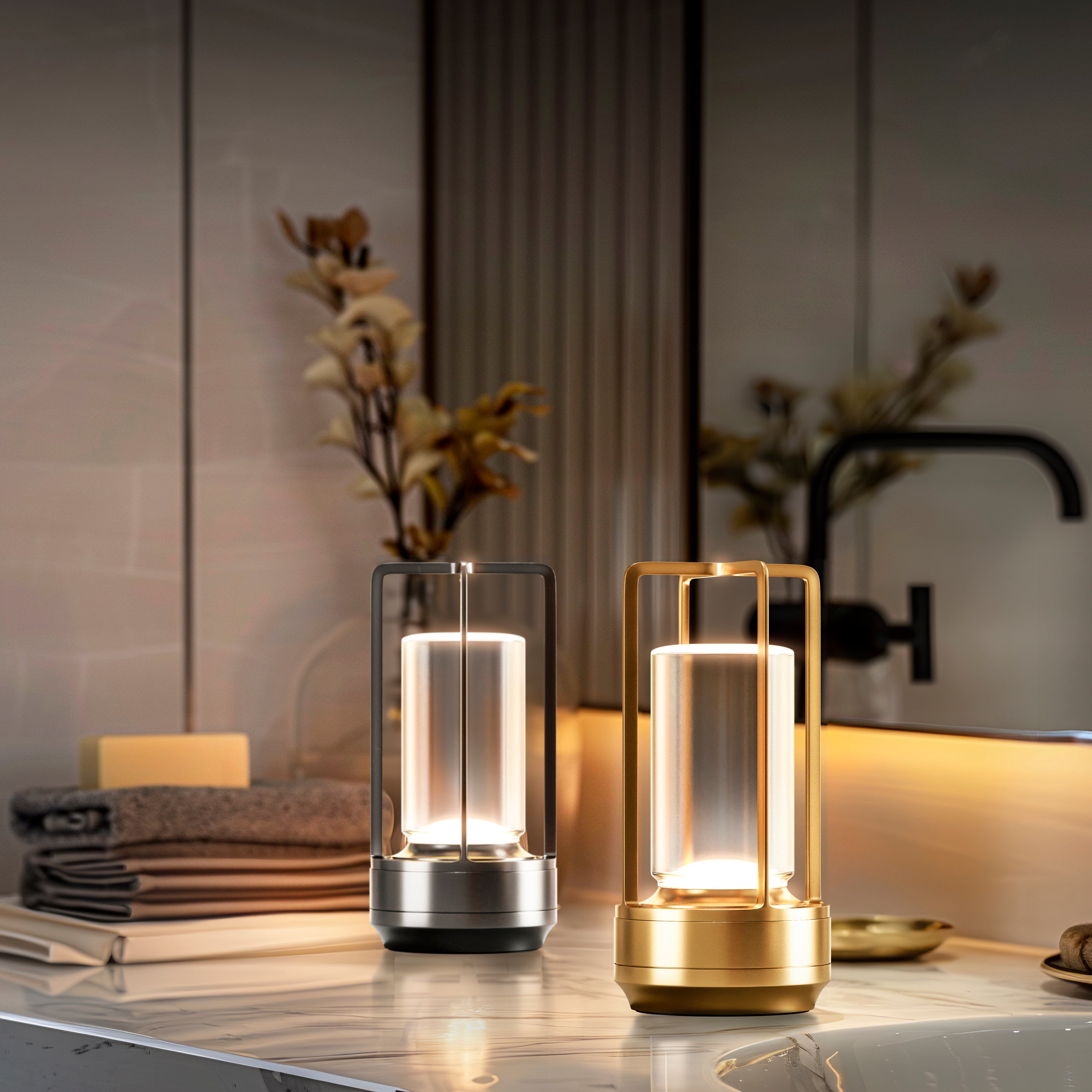Cordless Table Lamp Touch Dimmable | Rechargeable