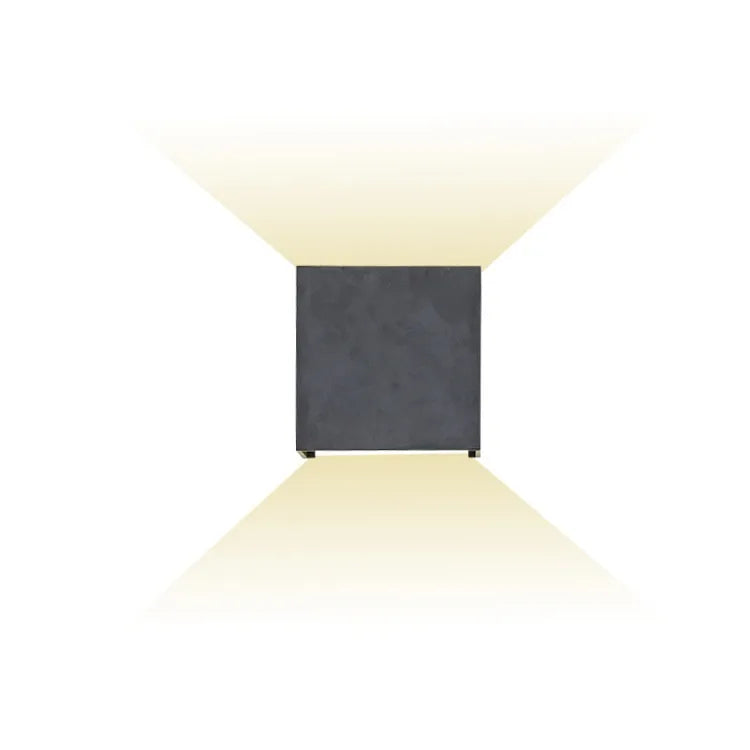 Cube Up Down LED Wall Light Indoor & Outdoor | Modern