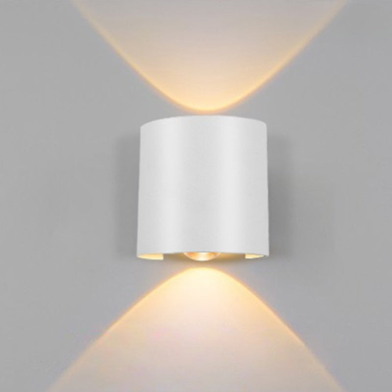 Curved LED Beam Up & Down Wall Light for Bedroom | Modern