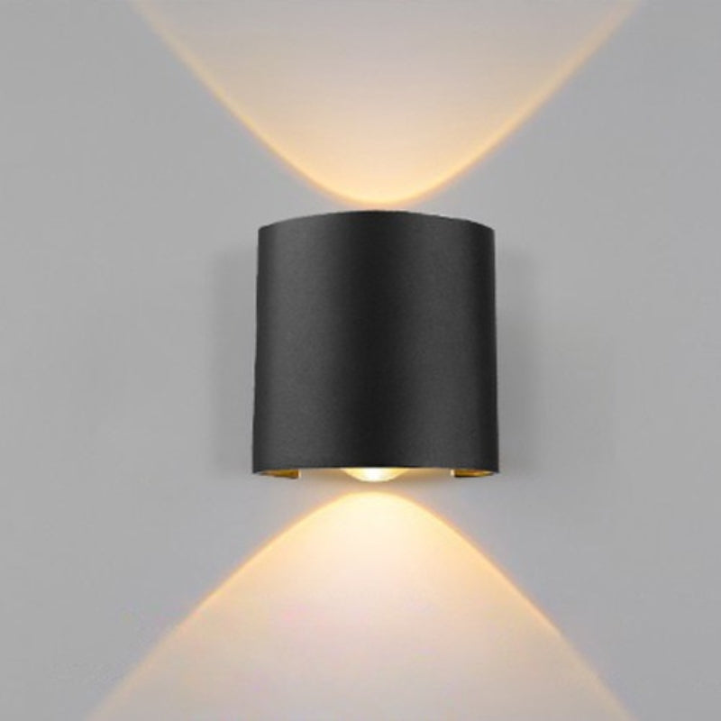 Curved LED Beam Up & Down Wall Light for Bedroom | Modern