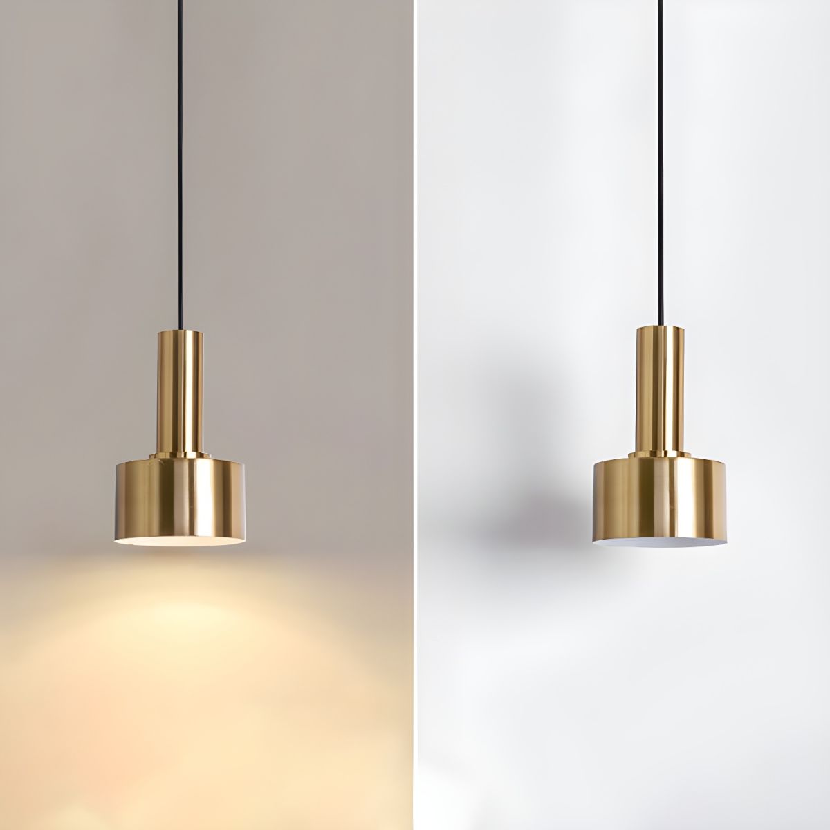 Cylinder Hanging Pendant Light for Bedroom | Modern