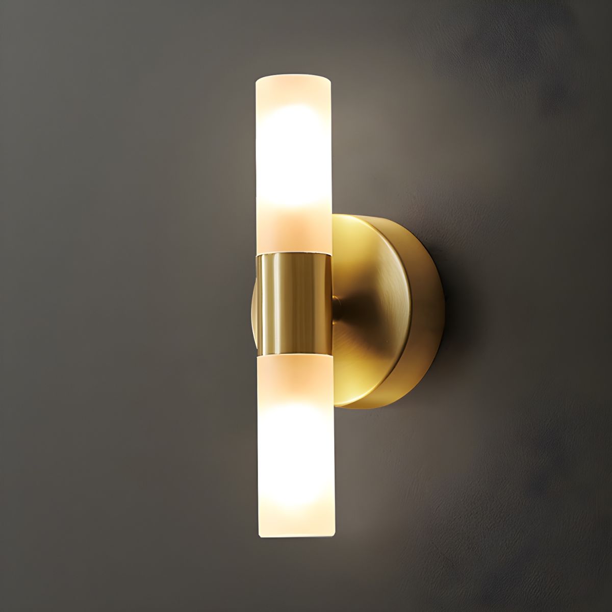 Cylinder Wall Light for Bedroom | Sconce
