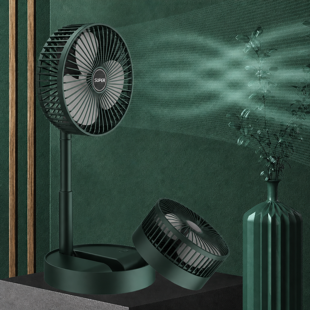 Fan Foldable Desk Home | Rechargeable