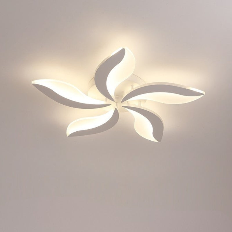 Flower Petal LED Ceiling Light for Bedroom | Modern