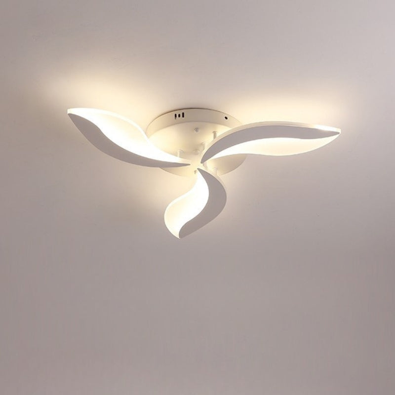 Flower Petal LED Ceiling Light for Bedroom | Modern