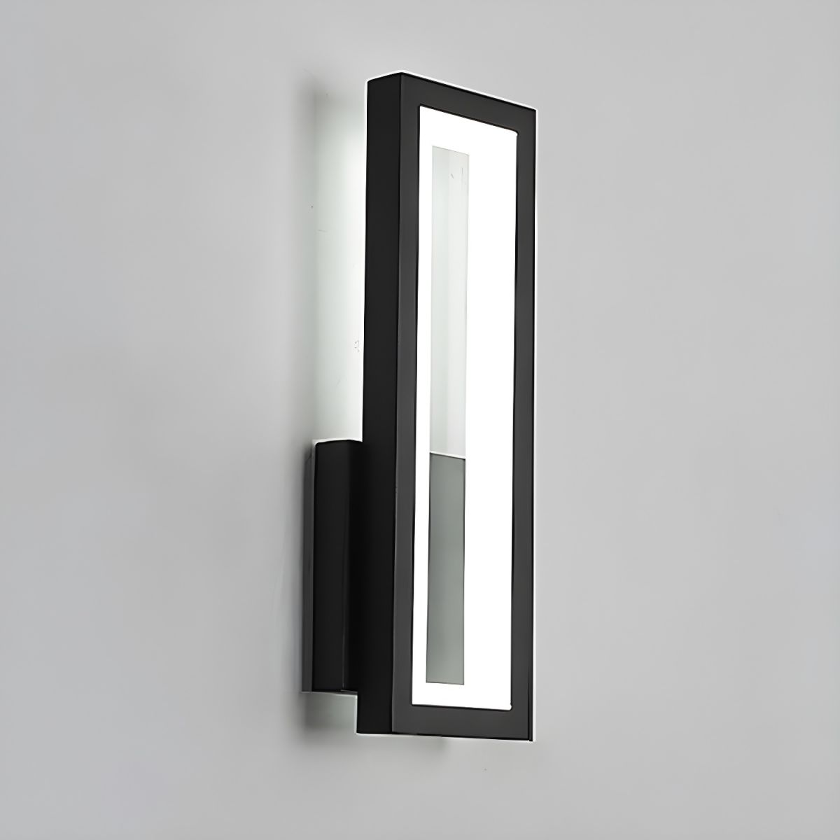 Framed Rectangular LED Wall Light for Living Room | Modern