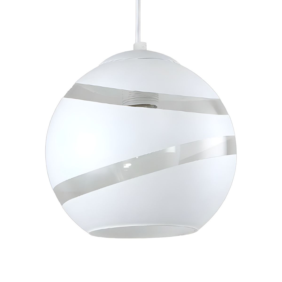 Globe Hanging Pendant Light Spiral Design | Living Room