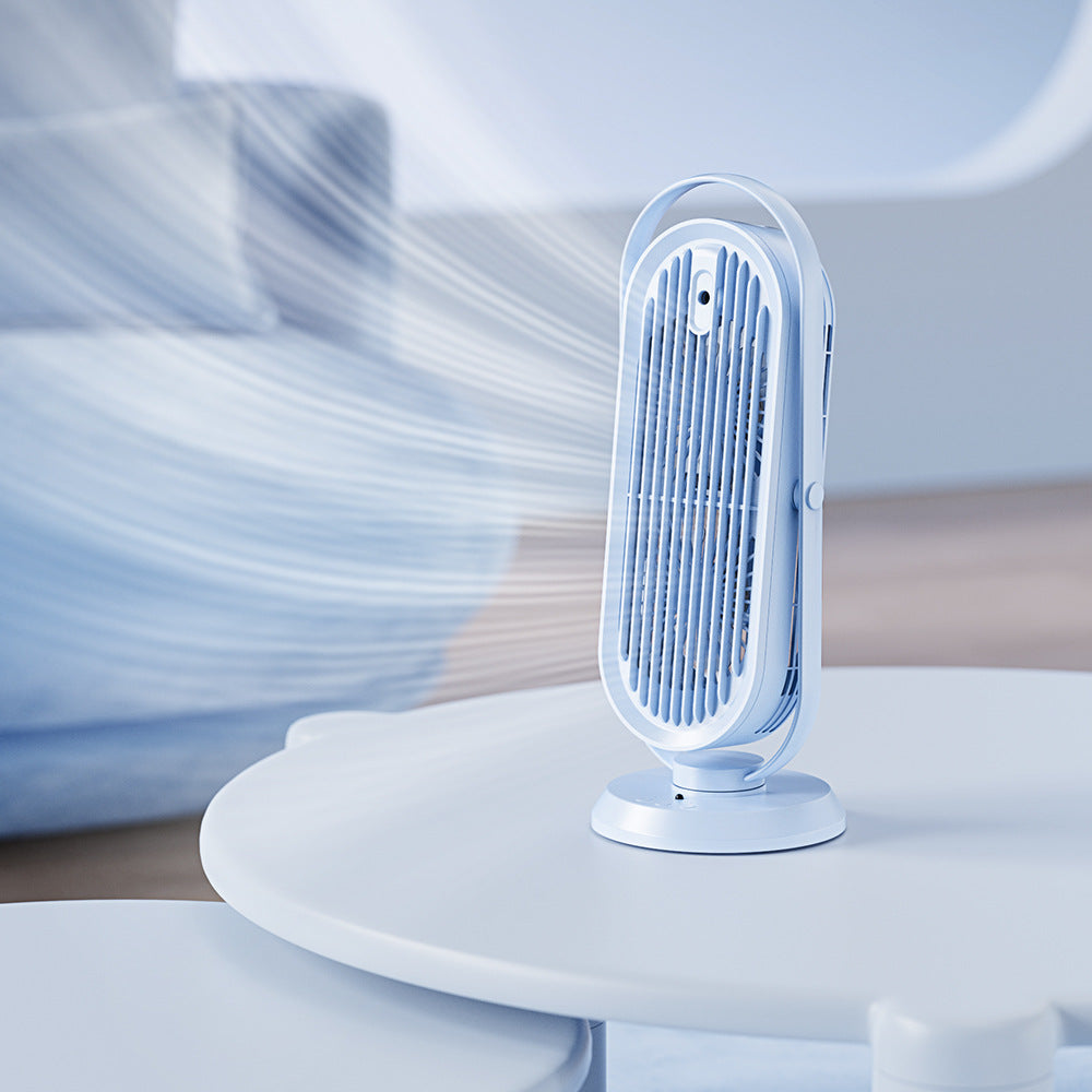 Humidifier Tower Fan with Water Tank for Desk | 2-in-1