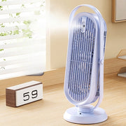 Humidifier Tower Fan with Water Tank for Desk | 2-in-1