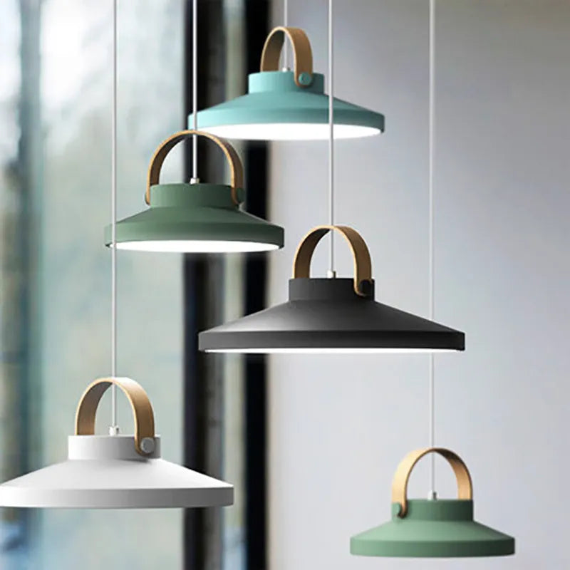 Macaron Hanging Pendant Light for Living Room | Nordic