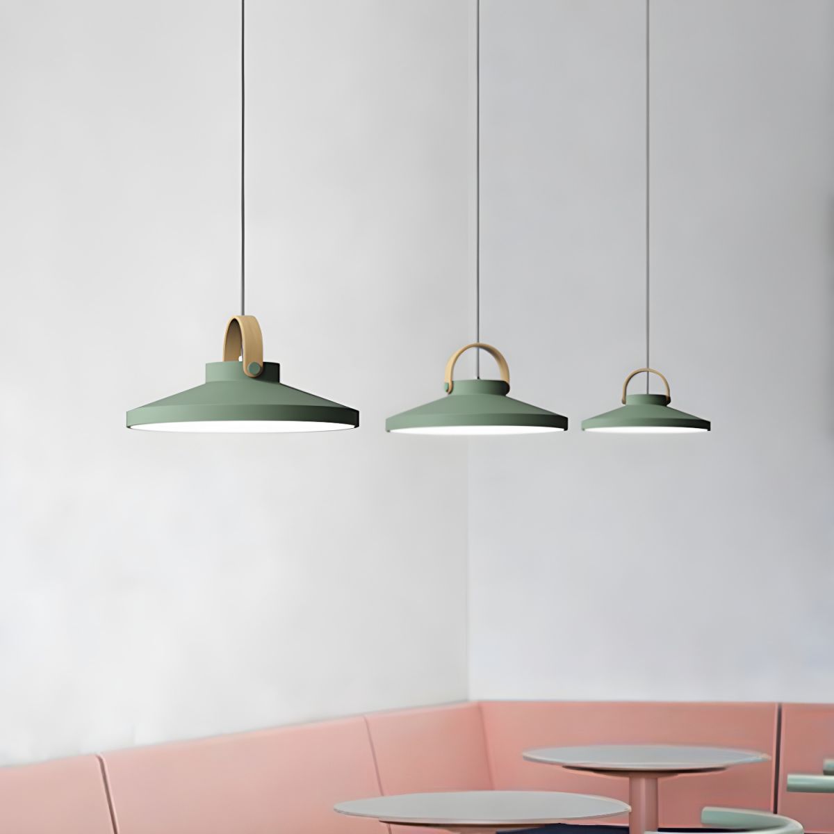 Macaron Hanging Pendant Light for Living Room | Nordic