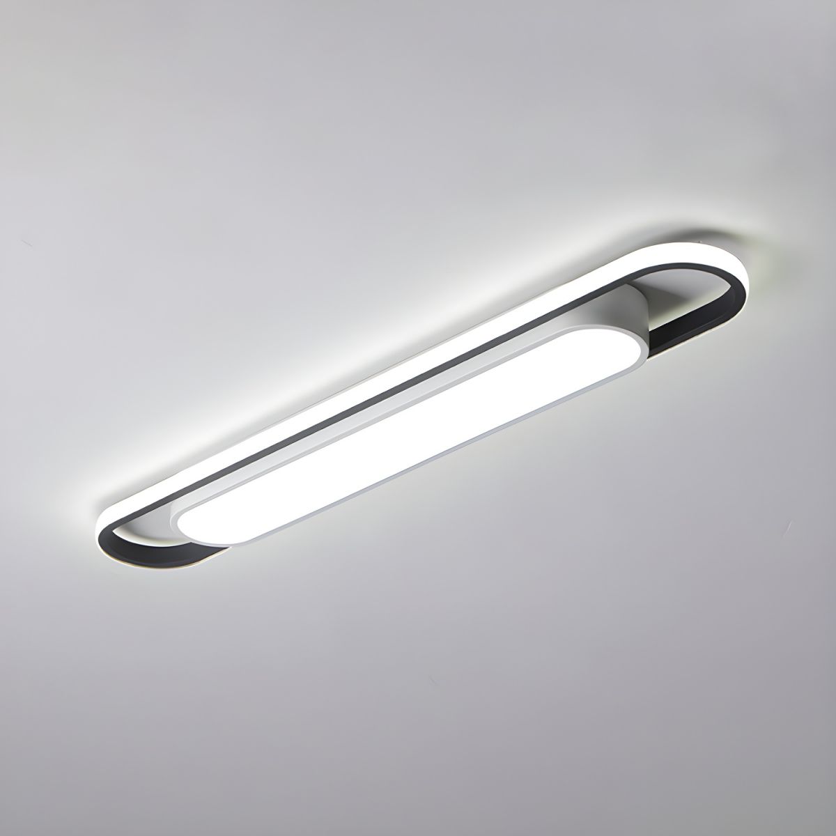 Oblong LED Bar Ceiling Light for Dining Room | Flush Mount