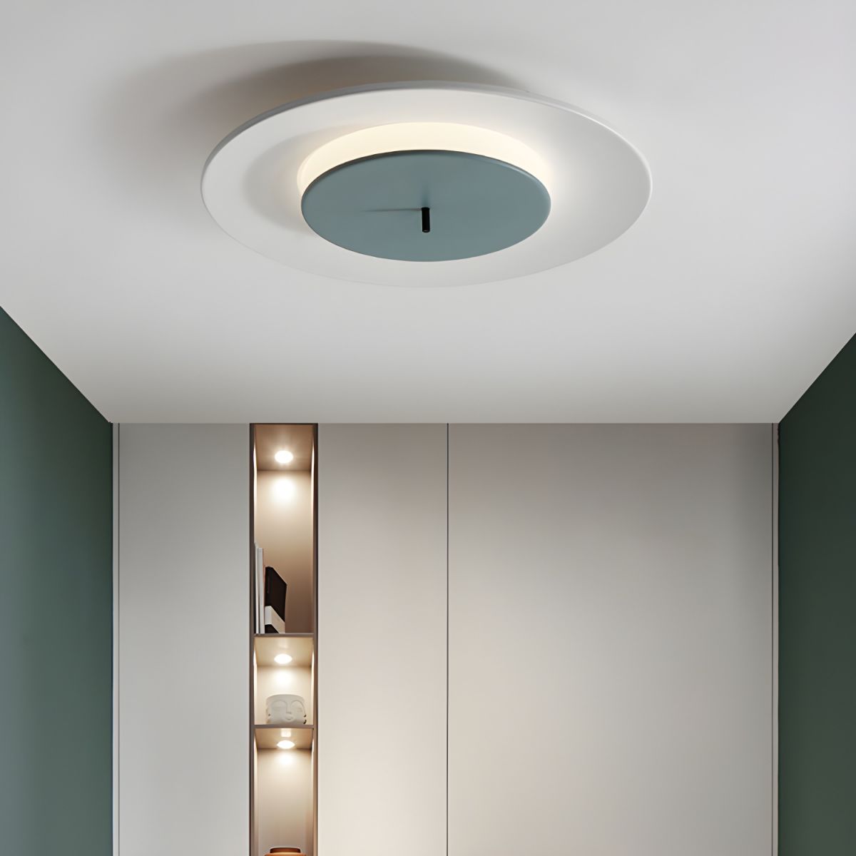 Saturn Ring LED Ceiling Light for Bedroom | Macaron
