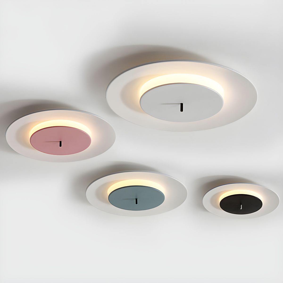Saturn Ring LED Ceiling Light for Bedroom | Macaron
