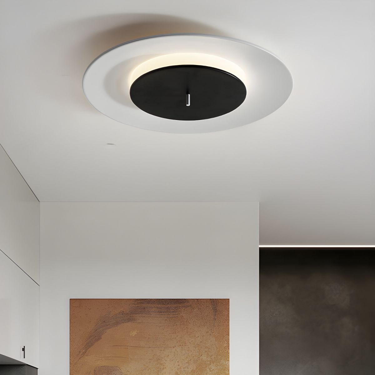 Saturn Ring LED Ceiling Light for Bedroom | Macaron