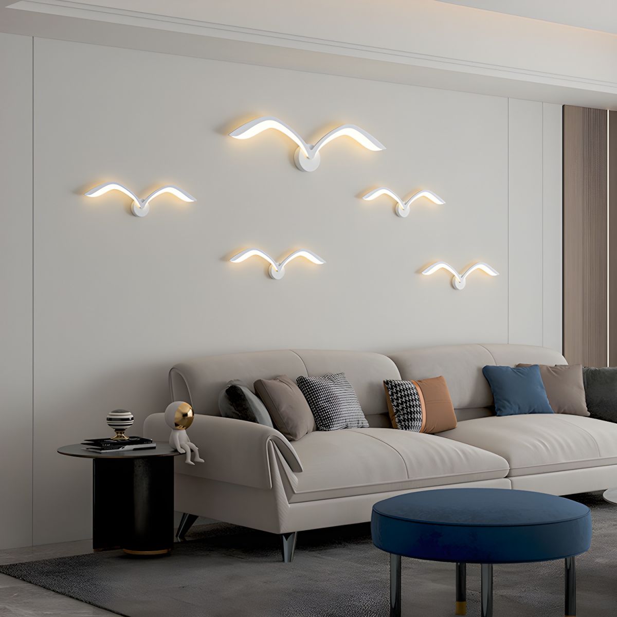 Seagull Wing LED Wall Light for Bedroom | Modern
