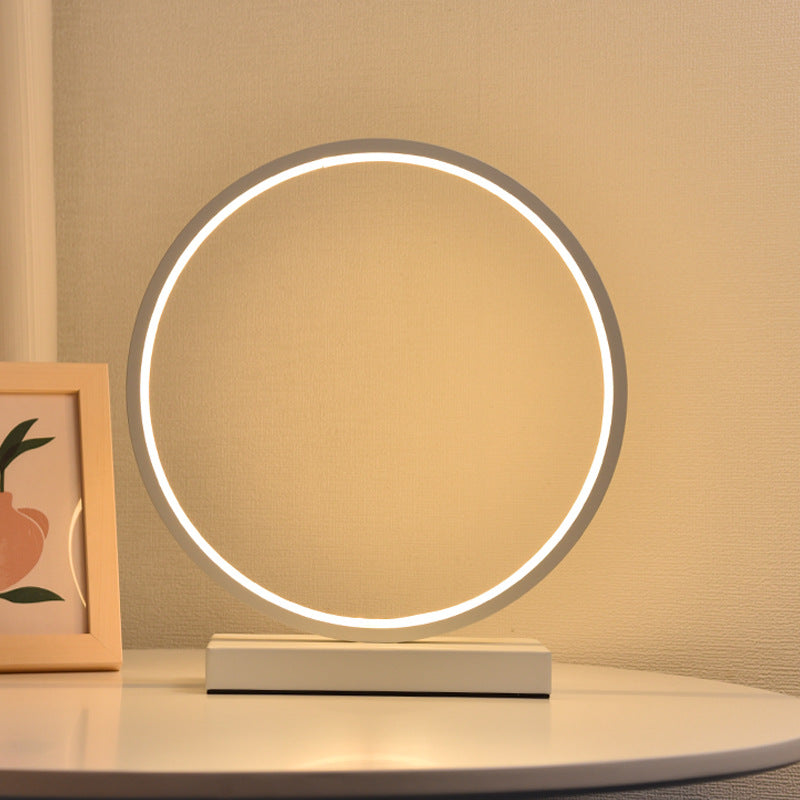 Table Lamp LED Ring for Bedroom & Living Room | Modern