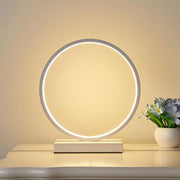 Table Lamp LED Ring for Bedroom & Living Room | Modern