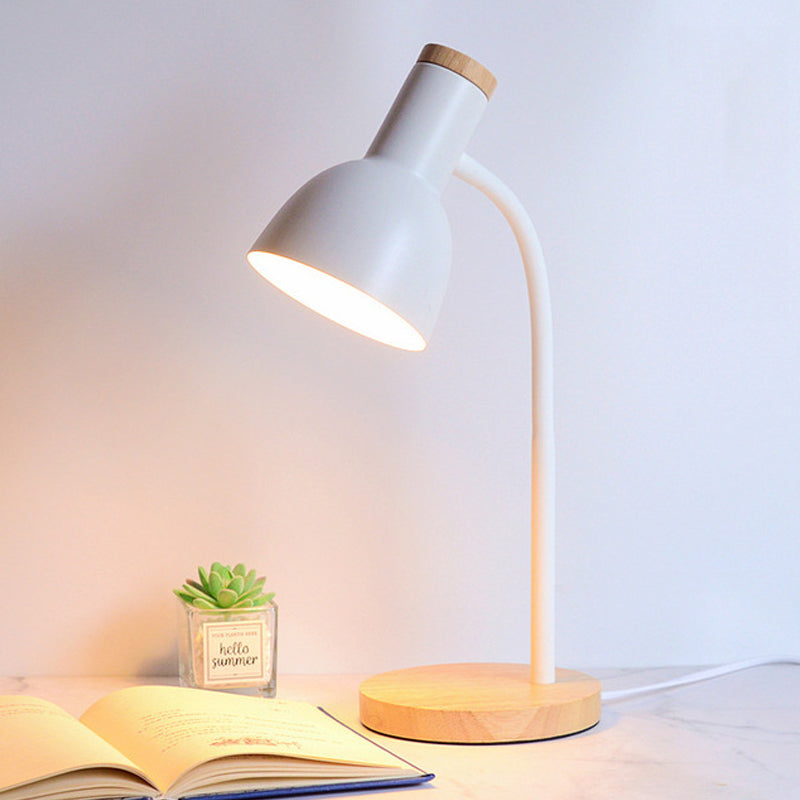 Table Lamp with Curved Arm for Bedroom | Reading