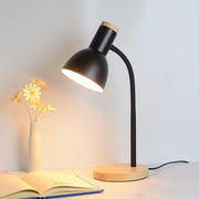 Table Lamp with Curved Arm for Bedroom | Reading