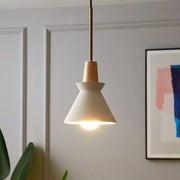 Tiered Cone Hanging Pendant Light for Bedroom | Nordic