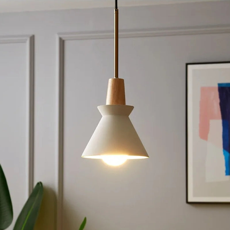 Tiered Cone Hanging Pendant Light for Bedroom | Nordic