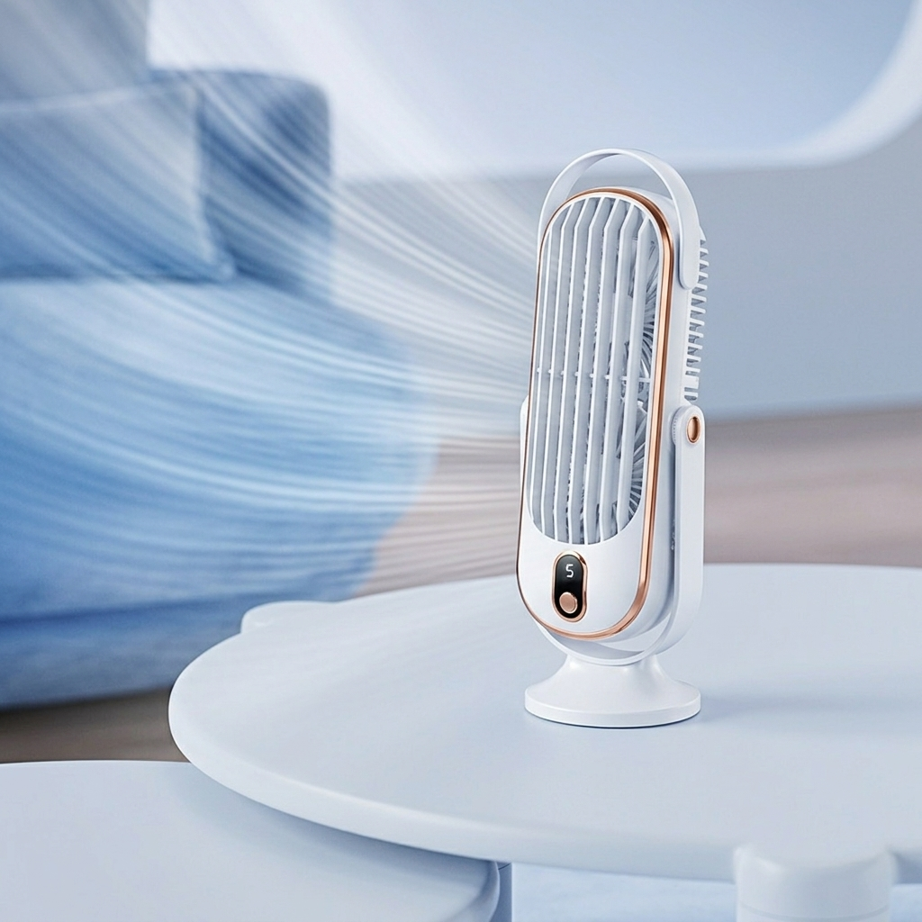 Tower Fan Desk for Bedroom & Office | LED Display