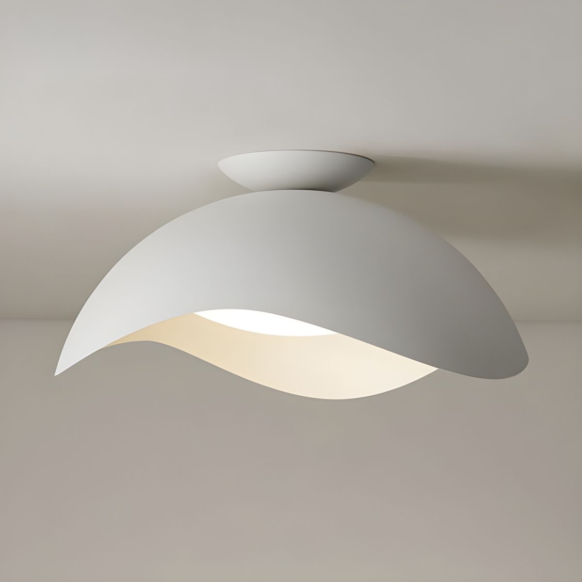 Twisted Wave Ceiling Light for Living Room | Contemporary
