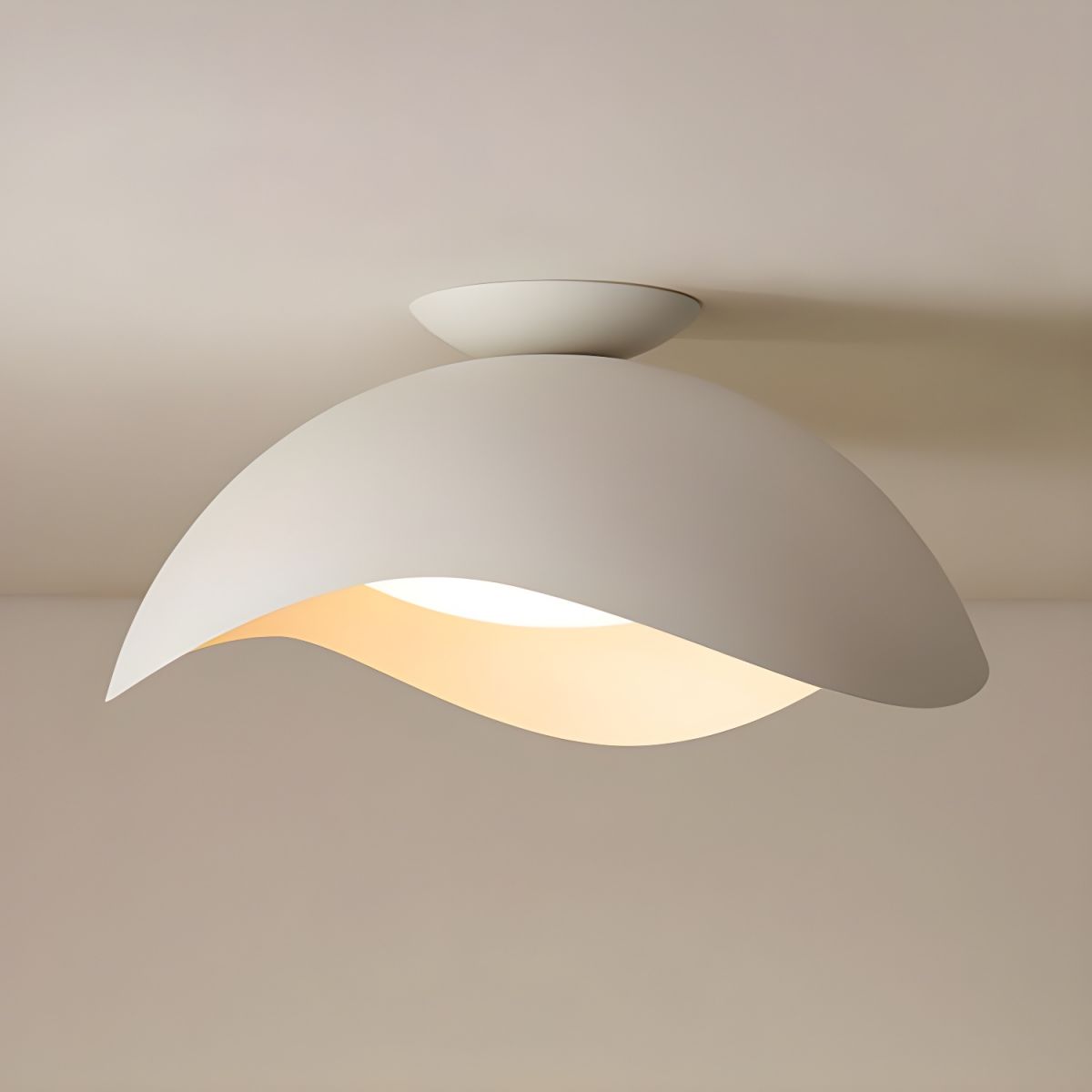 Twisted Wave Ceiling Light for Living Room | Contemporary