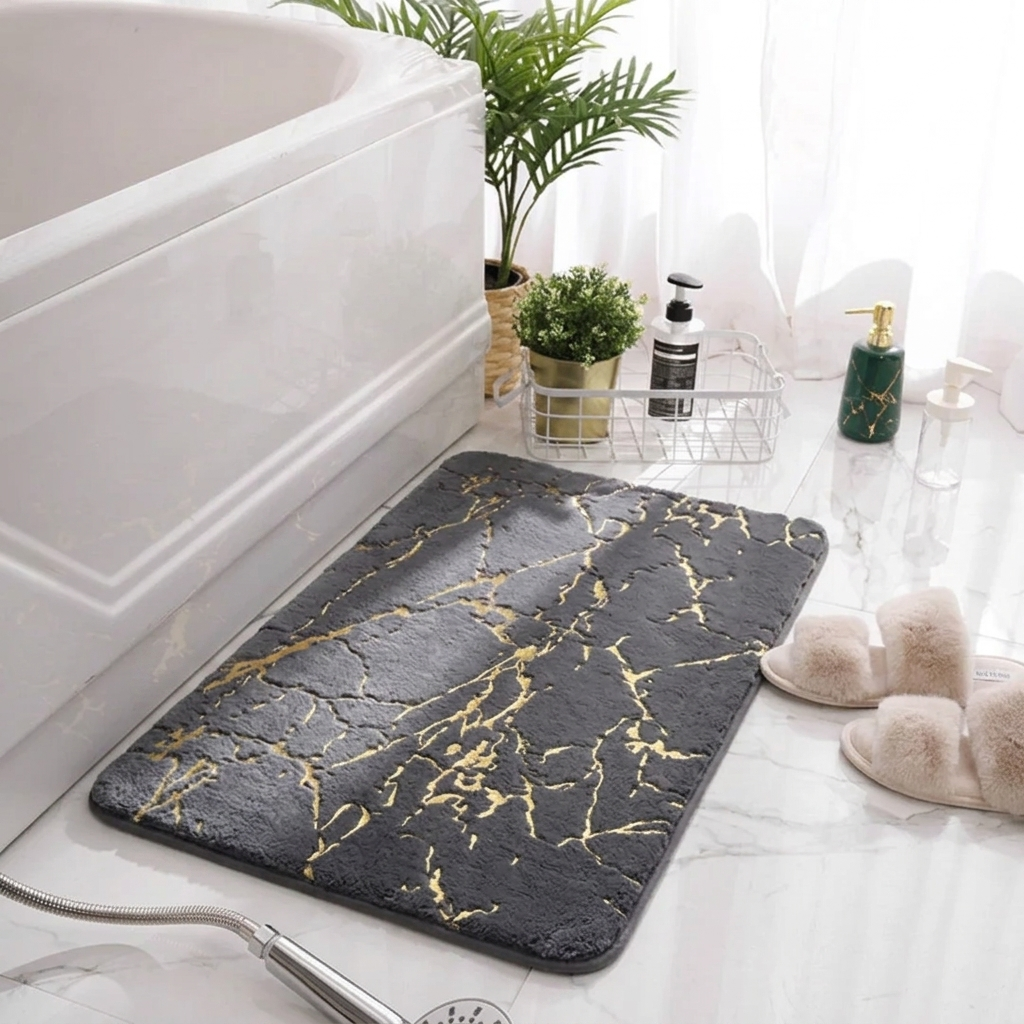 Washable Rugs Modern Marble Design | Non-Slip