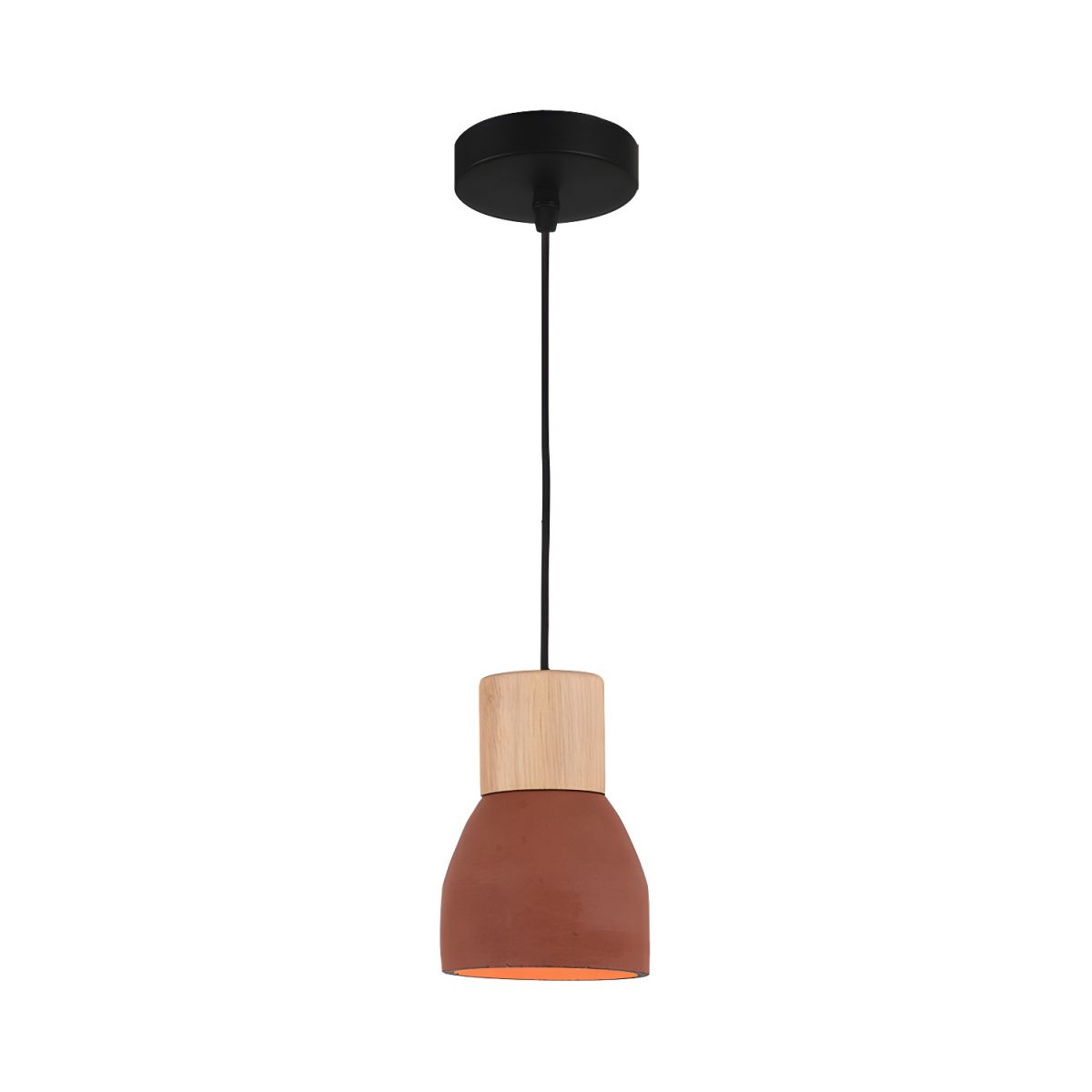 Wooden Bell Hanging Pendant Light for Living Room | Retro