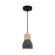Wooden Bell Hanging Pendant Light for Living Room | Retro
