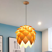 Wooden Pine Cone Design Hanging Pendant Light | Nordic