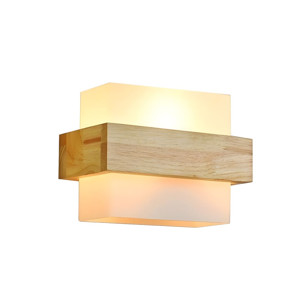 Wooden Up & Down Wall Light for Bedroom | Nordic